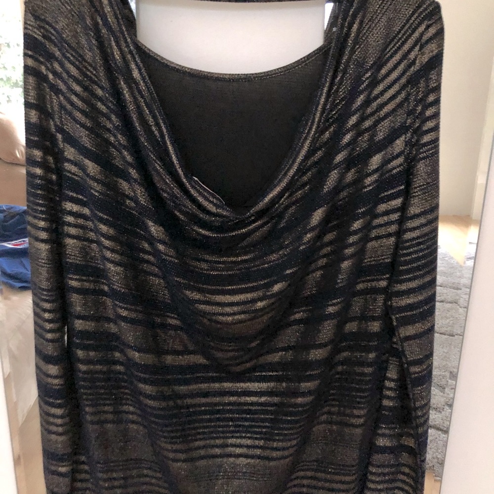Women metallic blouse